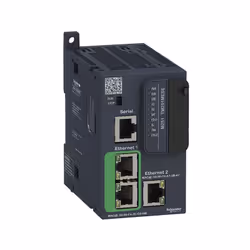 Schneider Electric TM251MESE M251 Contrôleur de relais 2 x Ethernet Ce contrôleur logique est doté de 7 modules d'extension d ...