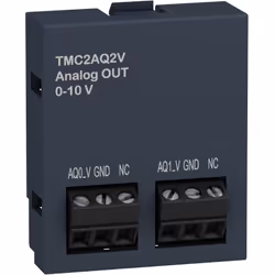 Modicon M221 cartouche 2 sorties analogiques tension 0-10V SCHNEIDER TMC2AQ2V Modicon M221, cartouche 2 sorties analogiques,  ...