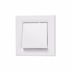 Description générale Interrupteur ou va-et-vient complet de la série Asfora de Schneider Electric, conçu pour un usage intéri ...