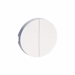 Odace Blanc, enjoliveur seul double va-et-vient, double poussoir, vv + poussoir