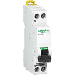 Schneider Electric - Prodis DT40K- disjoncteur - 1P+N - 6A - courbe c - 4,5 kA