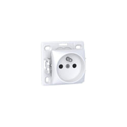 Schneider Electric - prise 2p+t alrea connexion rapide blanc polaire