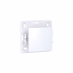 Poussoir 6A à fermeture saillie blanc polaire 230V (sans cadre) série Alrea Alrea - poussoir a fermeture - mecanisme - blanc. ...