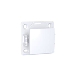 Poussoir 6A à fermeture saillie blanc polaire 230V (sans cadre) série Alrea