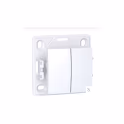 Va-et-vient + bouton poussoir O/F saillie blanc polaire 230V (sans cadre) Alrea Alrea, Va-et-vient bouton poussoir, blanc pol ...