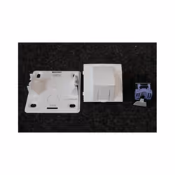 Prise reseau RJ45 simple Cat6 UTP non blindee pose saillie (sans cadre) blanc polaire Alrea SCHNEIDER ALB61342P ALREA Tarif a ...