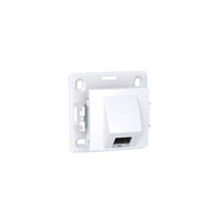 Schneider Electric - Prise RJ45 CAT5E utp blanc polaire saillie (mécanisme sans cadre) alrea ALB61343P