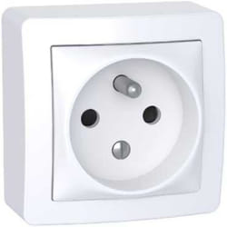 Schneider Electric - prise de courant - 2 pôles + terre - complet - schneider alrea alb62272p