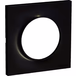 plaque de finition anthracite 4 postes odace styl/plaque de finition anthracite 4 postes odace styl+plaque de finition anthra ...