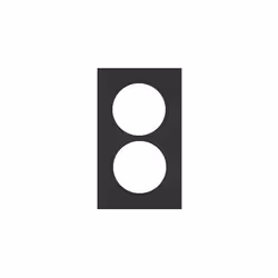 Coloris noire, ent. 57mm. A utiliser avec de l'appareillage Odace. Pose verticale uniquement. Faites votre choix de Plaque de ...