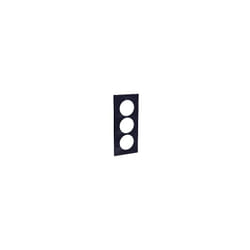 Schneider Electric - plaque odace styl - 3 postes - anthracite - entraxe 57 mm