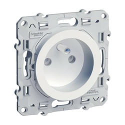 Schneider Electric - prise 2P+T odace schneider anthracite S540059