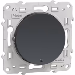 Le bouton-poussoir ODACE de Schneider Electric permet l'allumage et l'extinction de tout type d'éclairage par simple pression ...