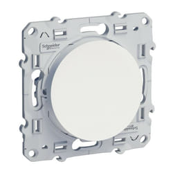 Schneider Electric - va-et-vient + poussoir odace anthracite 10a 'a vis