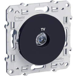 Schneider Electric - S540445 odace prise tv anthracite vis