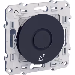 Odace, sonnette électronique Anthracite, 5 tonalités, 230 V, à vis