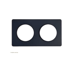 Schneider Electric - Plaque Odace Touch Schneider 2 postes Finition: Anthracite