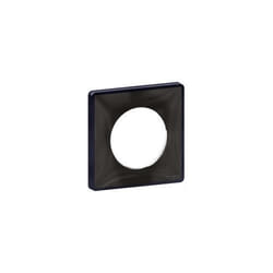 plaque schneider electric odace you - 1 poste - noir - liseré anthracite