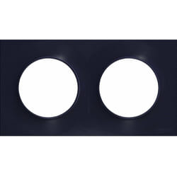 Schneider Electric - Plaque Double Odace Styl, Anthracite