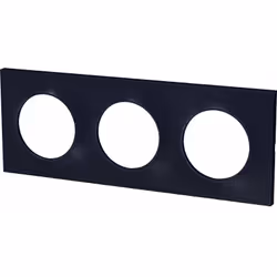 Marque du produit: SCHNEIDER ELECTRIC Nom de la série: Odace styl Nom du produit: Plaque triple Couleur: Anthracite Matière p ...