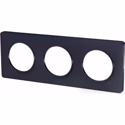 Marque du produit: SCHNEIDER ELECTRIC Nom de la série: Odace touch Nom du produit: Plaque triple Couleur: Anthracite liseré a ...