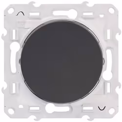 Description générale Interrupteur va-et-vient de coloris anthracite, équipé d'un raccord d'alimentation interne. Il fonctionn ...
