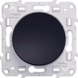 Bouton poussoir 10A à vis anthracite Odace La gamme d'appareillages Odace de Schneider Electric est une gamme design et color ...
