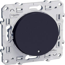 Schneider Electric - Va et vient avec voyant lumineux anthracite 10A à vis - Odace - Schneider