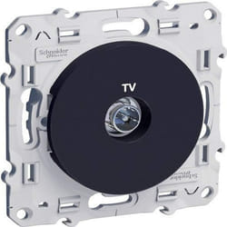 Schneider Electric - Prise tv à vis - Anthracite - Odace - Schneider