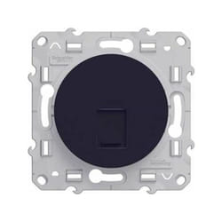 Schneider Electric - Prise rj45 Odace, anthracite