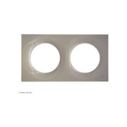 Plaque Odace Styl Schneider 2 postes Finition: Sable