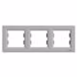 Cade de finition - SCHNEIDER ELECTRIC - Asfora - Aluminium - 3 postes - IP20
