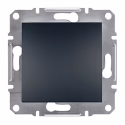 Interrupteur - Schneider - Asfora - Anthracite - 10 AX - Encastré - IP20