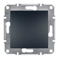 Interrupteur - Schneider - Asfora - Anthracite - 10 AX - Encastré - IP20