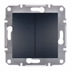 Interrupteur - SCHNEIDER ELECTRIC - Asfora - Anthracite - 10 AX - IP20