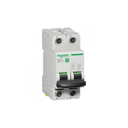 Schneider Electric - Disjoncteur 6A 2P courbe b 10kA 500V dc bornes vis C60H Multi9 schneider M9U11206