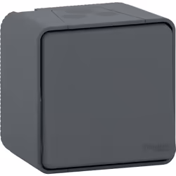 double va et vient gris saillie mureva styl ip55 ik08/double va et vient gris saillie mureva styl ip55 ik08+double va et vien ...