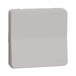 Mureva Styl - Mécanisme seul - bouton-poussoir - 10 A - 250 V CA - blanc RAL 9003 - CE NF - IP55 - IK08 - auto-extinguible