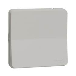 Mureva Styl - Bouton poussoir - composable - IP55 IK08 - connexion auto - blanc (MUR39027)