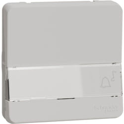 Schneider Electric - Mureva Styl Bouton poussoir porte etiquette composable IP55 IK08 blanc schneider MUR39129