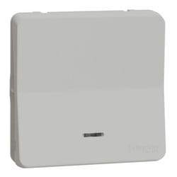 Schneider Electric - Bouton poussoir lumineux led Mureva Styl - composable - IP55 - IK08 - blanc MUR39127