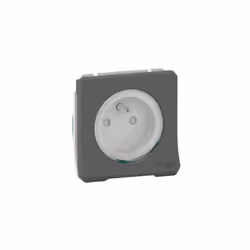 Mureva Styl Prise de courant 2P+T à vis composable IP55 IK08 gris SCHNEIDER MUR38030Mureva Styl Prise de courant Standard fra ...