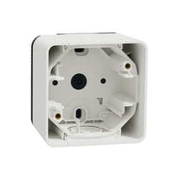 Schneider Electric - boîte saillie mureva styl schneider 1 poste - blanc MUR39911
