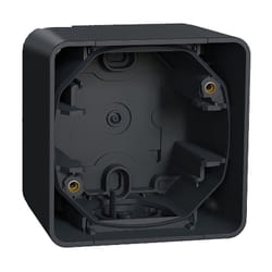 Schneider Electric - boîte saillie mureva styl schneider 1 poste - gris MUR37911