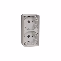 SCHNEIDER Mureva Styl boite 2 postes verticale saillie IP55 blanc - MUR39912 A installer en saillie, cette boite étanche blan ...