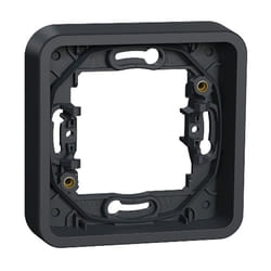 Schneider Electric - cadre encastré mureva styl schneider 1 poste - gris MUR34107