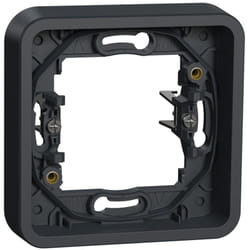 Schneider Electric - Mureva Styl Cadre 1 poste à griffes encastré IP55 IK08 gris schneider MUR34108