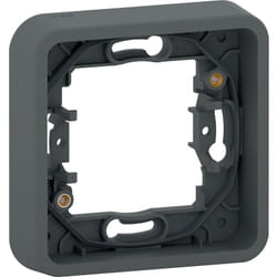 Schneider Electric - cadre 2 postes encastre gris mureva styl composable