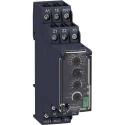 Schneider Electric - Zelio Time RE22 - relais tempo - 2OF - multi - 1s à 300h - 24V à 240VACDC - RE22R2MYMR