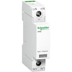 Schneider Electric - Acti9 - parafoudre iPRD 65r - 65kA - 460V - 1P - it avec report de signalisation - A9L65121